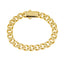 22K Yellow Gold Cuban Men's Bracelet, 5mm (12g)