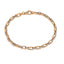 18K White and Rose Gold Chain Link Bracelet, 5mm (7.2g)