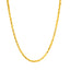 22K Yellow Gold Kaju Katli Chain, 22 inches, 5mm (31.9 grams)