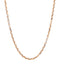 18K White and Rose Gold Kaju Katli Chain, 20 inch, 6mm (25.4 grams)