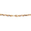 18K White and Rose Gold Kaju Katli Chain, 20 inch, 6mm (25.4 grams)
