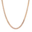 18K White and Rose Gold Double Franco Link Chain, 20 inch, 8mm (27.9g)