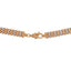 18K White and Rose Gold Double Franco Link Chain, 20 inch, 8mm (27.9g)
