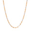 18K White and Rose Gold Link Chain, 20 Inch, 5mm (22.4 grams)