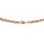 18K White and Rose Gold Link Chain, 20 inch, 5mm, (19.7 grams)