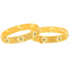 22K Yellow Gold Filigree Screw Bangle, Size 2.6 (42.7 g)
