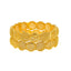 22K Yellow Gold Filigree Screw Bangle, Size 2.6 (51 g)