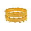 22K Yellow Gold Filigree Screw Bangle, Size 2.4 (46.6 g)
