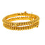 22K Yellow Gold Filigree Screw Bangle, Size 2.4 (35.6 g)