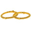 22K Yellow Gold Filigree Screw Bangle, Size 2.4 (35.6 g)