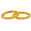 22K Yellow Gold Filigree Screw Bangle, Size 2.4 (53.6 g)