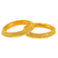 22K Yellow Gold Filigree Screw Bangle, size 2.6 (55.2 g)