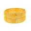 22K Yellow Gold Filigree Screw Bangle, size 2.4 (50.9 g)