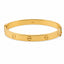 22K Yellow Gold Classic Bangle Size 2.6 (10.3 grams)