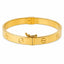 22K Yellow Gold Classic Bangle Size 2.4 (9.9 grams)