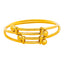 22K Yellow Gold Adjustable Baby Bangle Pair (14.9 grams)