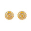22K Yellow Gold CZ Stud Earrings (4.9 grams)
