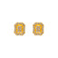 22K Yellow Gold CZ Stud Earrings (2.1 grams)