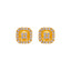 22K Yellow Gold CZ Stud Earrings (2.2 grams)