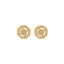 22K Yellow Gold CZ Stud Earrings (2.1 grams)
