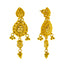 22K Yellow Gold Purvi Necklace & Earrings Set (70.5 grams)