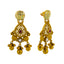 22K Yellow Gold, Kundan & Ruby Necklace & Earrings Set (82.4 grams)