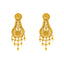 22K Yellow Gold Necklace Earring Set (56.7gm)