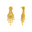 22K Yellow Gold Necklace Earring Set (56.7gm)