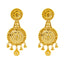 22K Yellow Gold Necklace & Chandbali Earring Set (71.3gm)