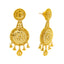 22K Yellow Gold Necklace & Chandbali Earring Set (71.3gm)