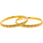 22K Yellow Gold Bangle Set of 2 (38.7gm)