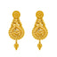 22K Yellow Gold Bridal Necklace & Earring Set (56.6 grams)