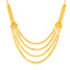 22K Yellow Gold Necklace & Jhumki Earring Set (39.4 grams)