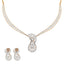 18K Rose Gold & 2.78 ct Necklace Set (23 grams)