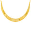 22K Yellow Gold Choker Necklace & Stud Earring Set (23.7 grams)