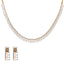 18K Rose Gold & 1.28 ct Necklace Set (18.7 grams)
