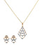 18K Rose Gold & 0.62 ct Necklace Set (5.3 grams)
