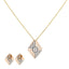 18K Rose Gold & 0.68 ct Necklace Set (4.5 grams)