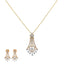 18K Rose Gold & 1.28 ct Necklace Set (6.4 grams)