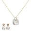 18K Rose Gold & 0.92 ct Necklace Set (5.88 grams)