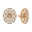 18K Rose Gold & 1.1 ct Necklace Set (7.8 grams)