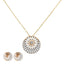 18K Rose Gold & 1.22 ct Necklace Set (9.2 grams)