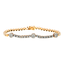 18K Multi-Tone Gold & 1.06 ct Diamond Bracelet (10.4 grams)