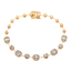 18K Yellow Gold & 0.77 ct Diamond Bracelet (9.5 grams)