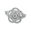 18K White Gold & 1 ct Diamond Ring (4.8 grams)