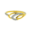 18K Yellow Gold & 0.13 ct Diamond Ring (1.86 grams)
