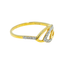 18K Yellow Gold & 0.13 ct Diamond Ring (1.86 grams)
