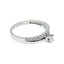 18K White Gold & 0.31 ct Diamond Ring (2.8 grams)