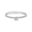 18K White Gold & 0.31 ct Diamond Ring (1.78 grams)