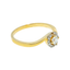 18K Yellow Gold & 0.48 ct Diamond Ring (2.4 grams)